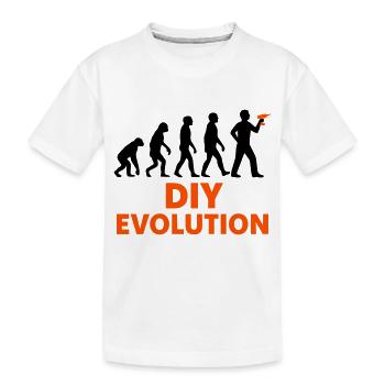 DIY Evolution Crafts - T-shirt bio Premium Enfant - blanc - Devant