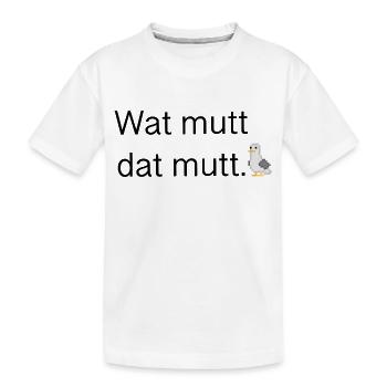 Wat mutt dat mutt - T-shirt bio Premium Enfant - blanc - Devant