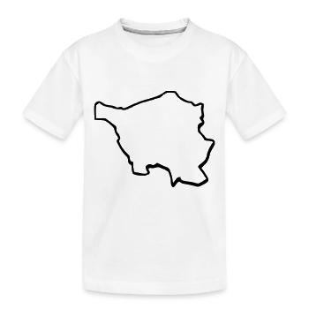 Saarland - Kinder Premium Bio T-Shirt - Weiß - Vorne
