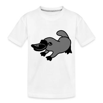 Ornithorynque - T-shirt bio Premium Enfant - blanc - Devant