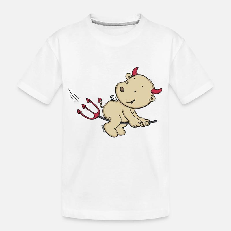 Engel_Teufel13 - T-shirt bio Premium Enfant - blanc
