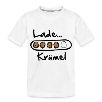 Lade... Krümel - Kinder Premium Bio T-Shirt - Weiß - Vorne