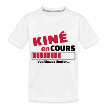 kiné en cours - T-shirt bio Premium Enfant - blanc - Devant