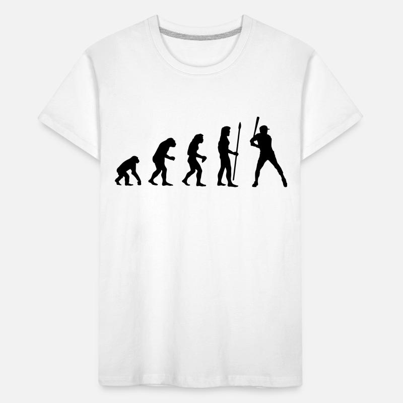 evolution_baseball1 Kids' Premium Organic T-Shirt