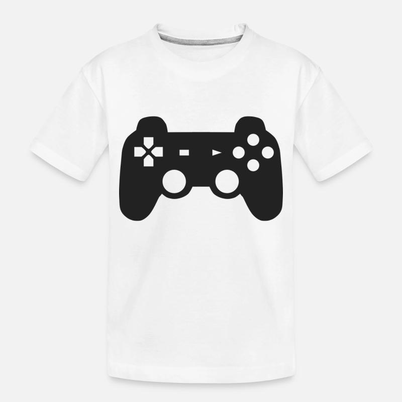controller - Kids' Premium Organic T-Shirt - white