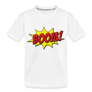 Boom Kloppo! - Kinder Premium Bio T-Shirt - Weiß - Vorne