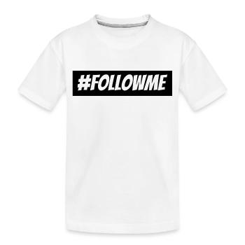 Suivez-moi Hahstag | Venez avec - T-shirt bio Premium Enfant - blanc - Devant
