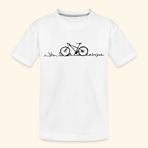 Fahrrad - Bike lined 1 - by i.r.k. - Kinder Premium Bio T-Shirt
