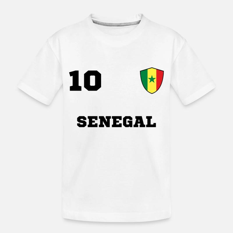 Equipe de l'équipe du SENEGAL - T-shirt bio Premium Enfant - blanc