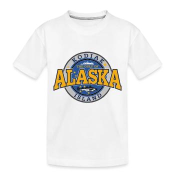 Alaska Kodiak Islande - T-shirt bio Premium Enfant - blanc - Devant