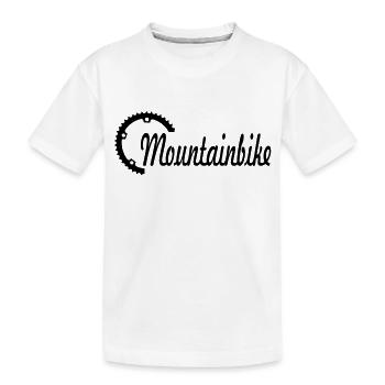 mountain bike - T-shirt bio Premium Enfant - blanc - Devant