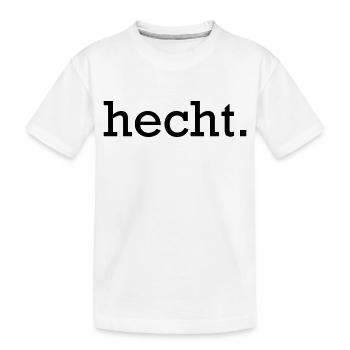 hecht. - Kinder Premium Bio T-Shirt - Weiß - Vorne