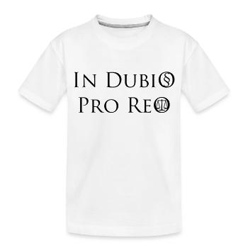 En Dubio par Reo - T-shirt bio Premium Enfant - blanc - Devant