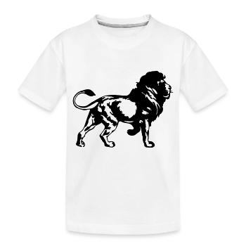 lion - T-shirt bio Premium Enfant - blanc - Devant