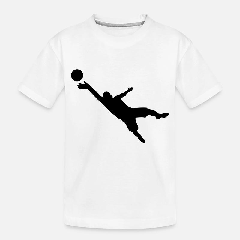 Fußball - Kinder Premium Bio T-Shirt - Weiß