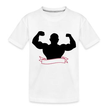 Bodybuilder - T-shirt bio Premium Enfant - blanc - Devant
