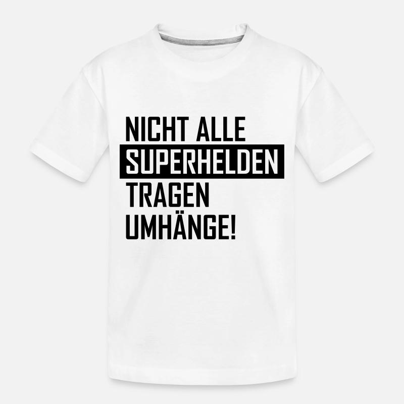 superheld - Kinder Premium Bio T-Shirt - Weiß