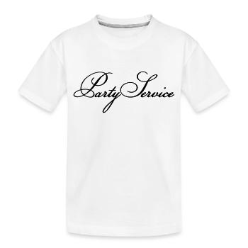 Partyservice / Party service (1c) - Kinder Premium Bio T-Shirt - Weiß - Vorne