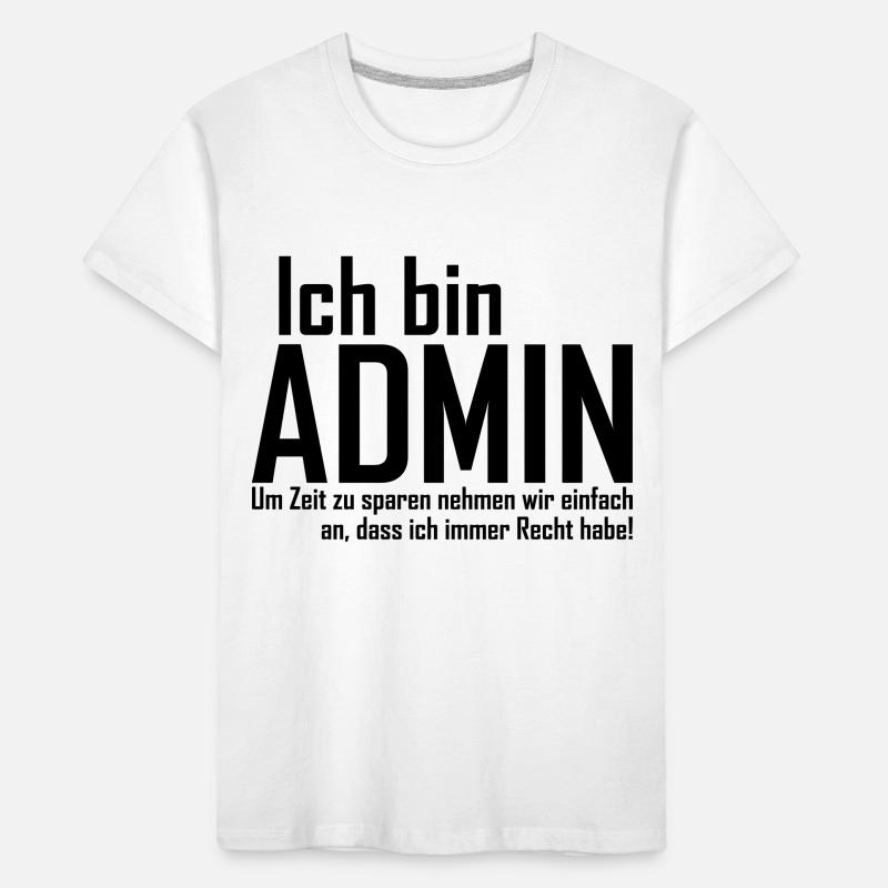 admin Kinder Premium Bio T-Shirt
