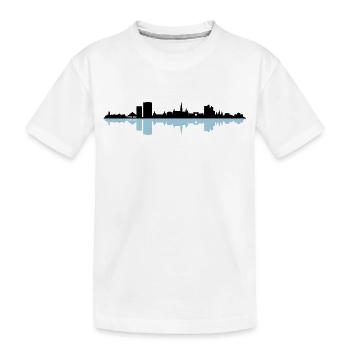 Skyline - Bonn - Kinder Premium Bio T-Shirt - Weiß - Vorne
