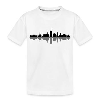 Skyline - Augsburg - Kinder Premium Bio T-Shirt - Weiß - Vorne