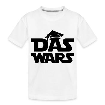 abi das wars - Kinder Premium Bio T-Shirt - Weiß - Vorne