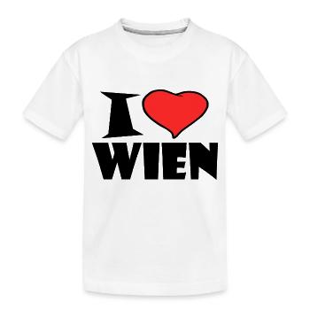 J'aime Vienne - T-shirt bio Premium Enfant - blanc - Devant