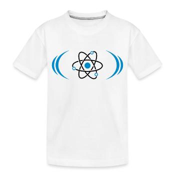 Atom Symbol radioactif - T-shirt bio Premium Enfant - blanc - Devant