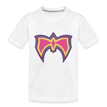 Wrestling 80s - Kinder Premium Bio T-Shirt - Weiß - Vorne