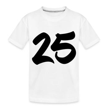 25 - T-shirt bio Premium Enfant - blanc - Devant