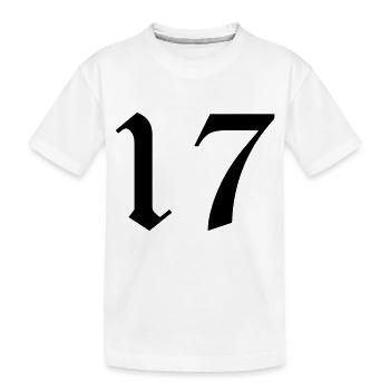 17 - Kinder Premium Bio T-Shirt - Weiß - Vorne