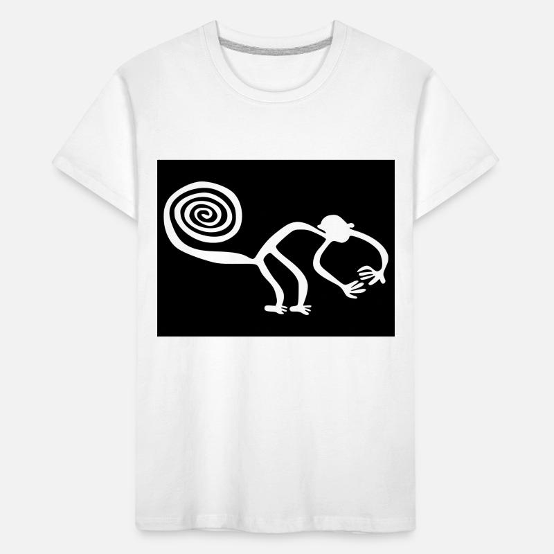 Nazca monkey (recess) Kids' Premium Organic T-Shirt
