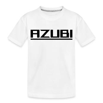 Azubi black - Kinder Premium Bio T-Shirt - Weiß - Vorne