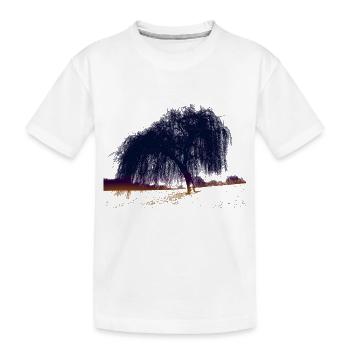 trauerweide Artistique - T-shirt bio Premium Enfant - blanc - Devant