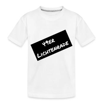 49er lichtenrade blacky - Kinder Premium Bio T-Shirt - Weiß - Vorne