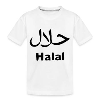 Halal - Religion - Islam - T-shirt bio Premium Enfant - blanc - Devant
