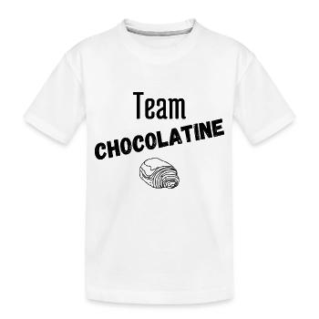 Team chocolatine - T-shirt bio Premium Enfant - blanc - Devant