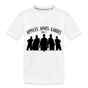 Appelés, aimés, gardés - Jude/1-1 - T-shirt bio Premium Enfant - blanc - Devant