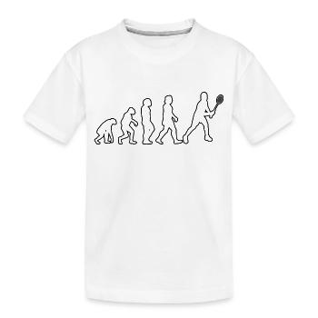 Joueur de badminton Badminton Badminton Fan de badminton - T-shirt bio Premium Enfant - blanc - Devant