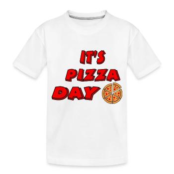 Pizza - T-shirt bio Premium Enfant - blanc - Devant