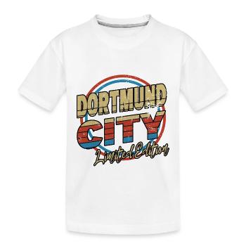 Dortmund Allemagne City Police 80s Style - T-shirt bio Premium Enfant - blanc - Devant