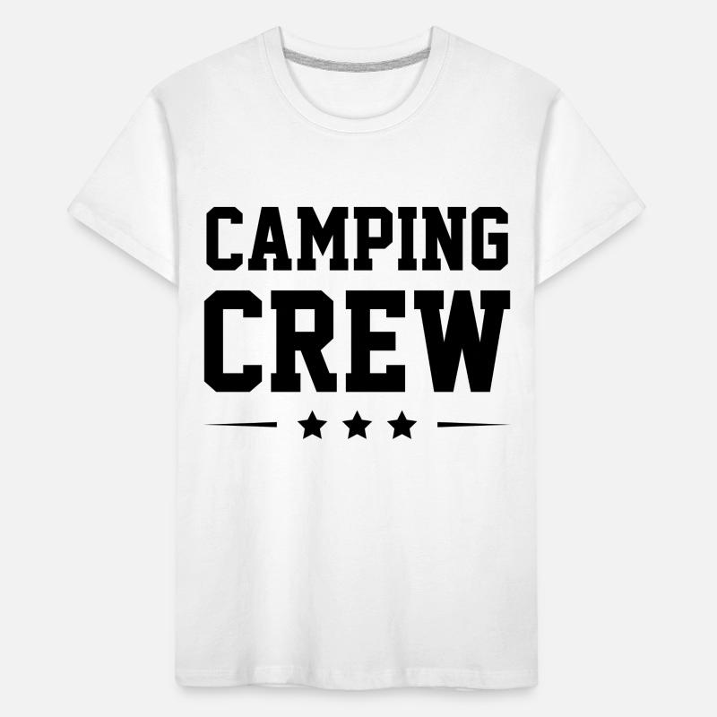 Camping Crew Kinder Premium Bio T-Shirt