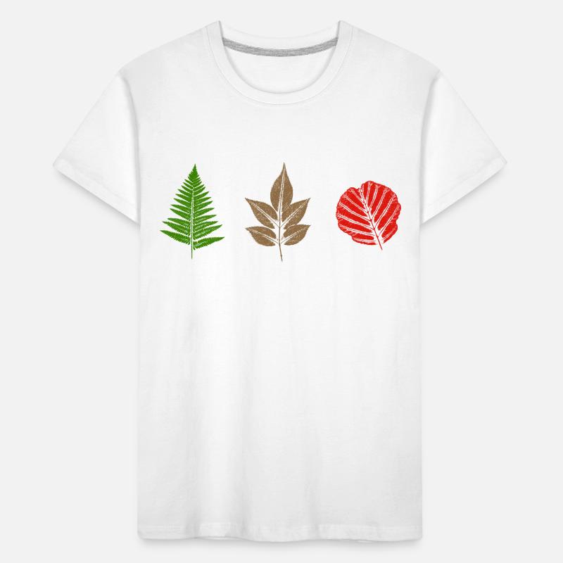 Conception des feuilles T-shirt bio Premium Enfant