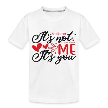 Ce n’est pas moi c’est toi - T-shirt bio Premium Enfant - blanc - Devant