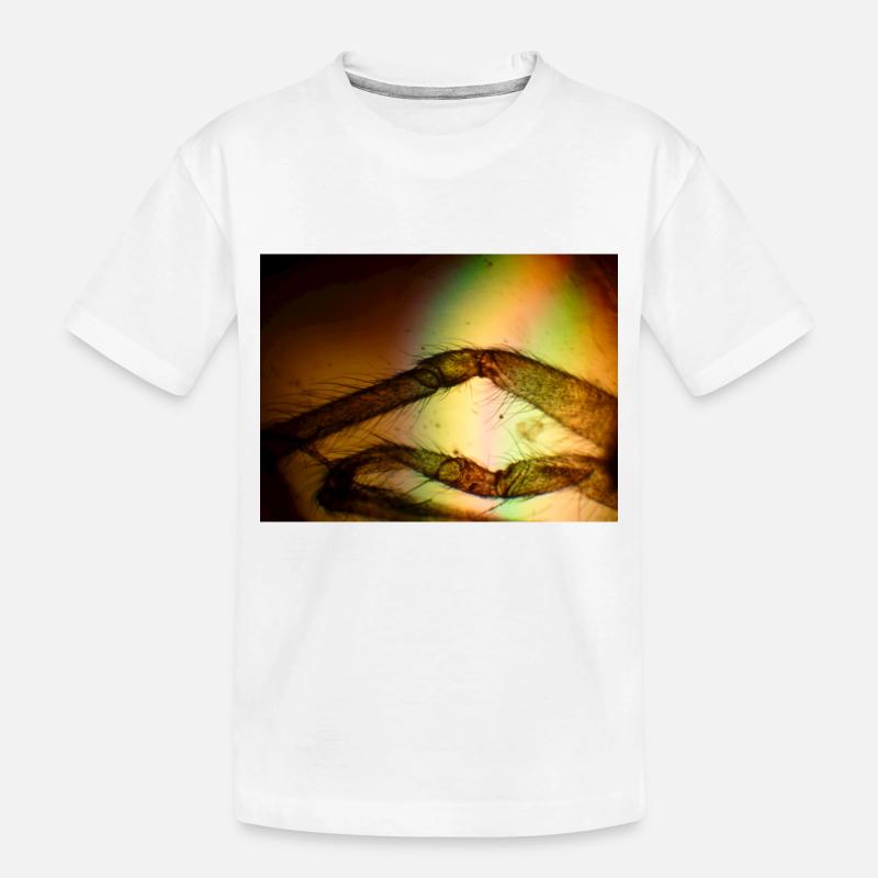 Spinnenbeine - Kinder Premium Bio T-Shirt - Weiß