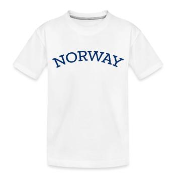 Norvège - Norge - Norwegen - Scandinavie - T-shirt bio Premium Enfant - blanc - Devant