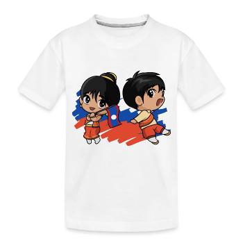 Laos Laos Laotian Fille Robe Lao I Cadeau - T-shirt bio Premium Enfant - blanc - Devant