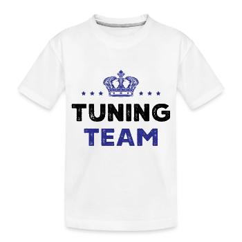 Équipe de tuning - T-shirt bio Premium Enfant - blanc - Devant
