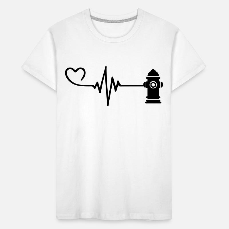 Hydrant Pulse Heart Love T-shirt bio Premium Enfant