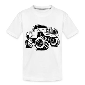 Monster Truck Monster Truck Lover Fan - T-shirt bio Premium Enfant - blanc - Devant
